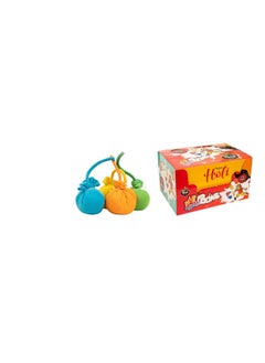 TOTA Tota Holi Gulal Ball | Herbal Gulal Bomb Toy in 6 Different Vibrant Holi Colours | USE 100+ Times - Pack of 4 (Assorted Colour)  - Image 4