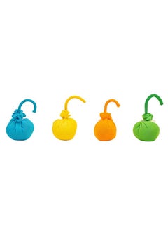 TOTA Tota Holi Gulal Ball | Herbal Gulal Bomb Toy in 6 Different Vibrant Holi Colours | USE 100+ Times - Pack of 4 (Assorted Colour)  - Image 3