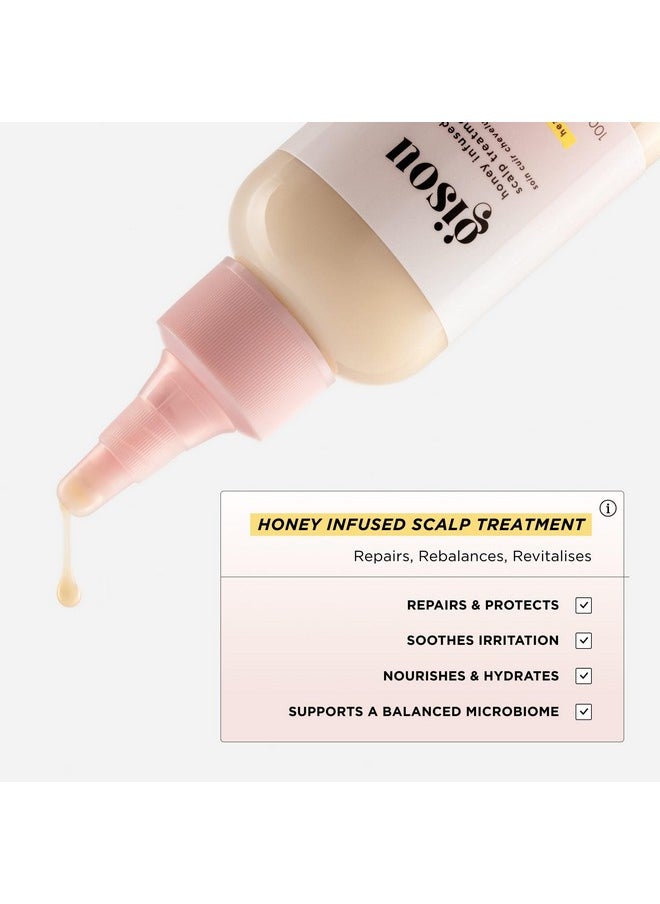 Gisou Gisou Honey Infused Scalp Treatment, Intensive Leave-On Treatment with Mirsalehi Honey for Deep Scalp and Hair Revitalizing, Helps Repair and Rebalance (3.4 fl oz)  - Image 2