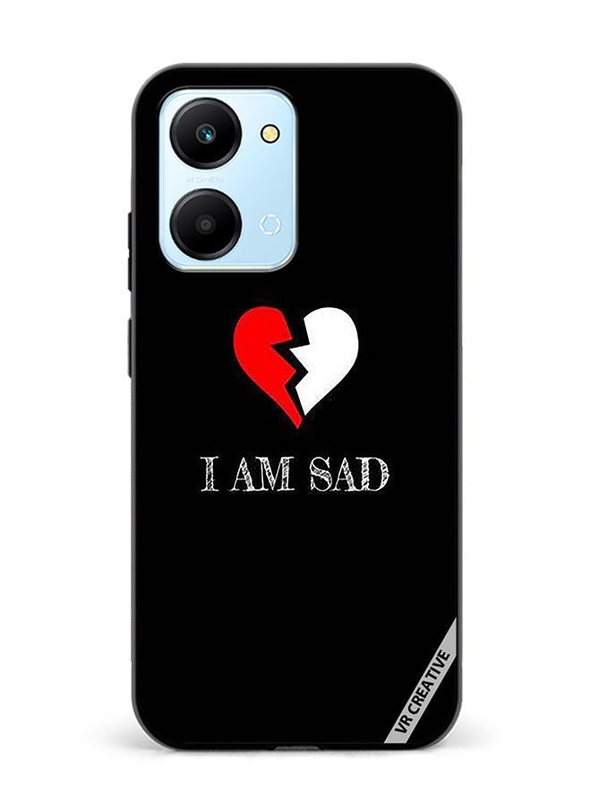 VR CREATIVE Protective Case Cover For Honor Play7T I Am Sad Design Multicolour - Image 1