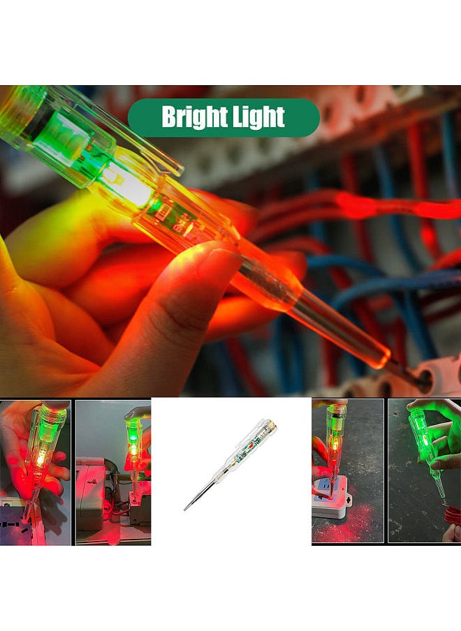 Generic Intelligent Voltage Tester Pen Power Voltage Detector Electricity Detector Test Pencil with High Brightness LED Light Electrical Indicator Tool with Screwdriver  - Image 4