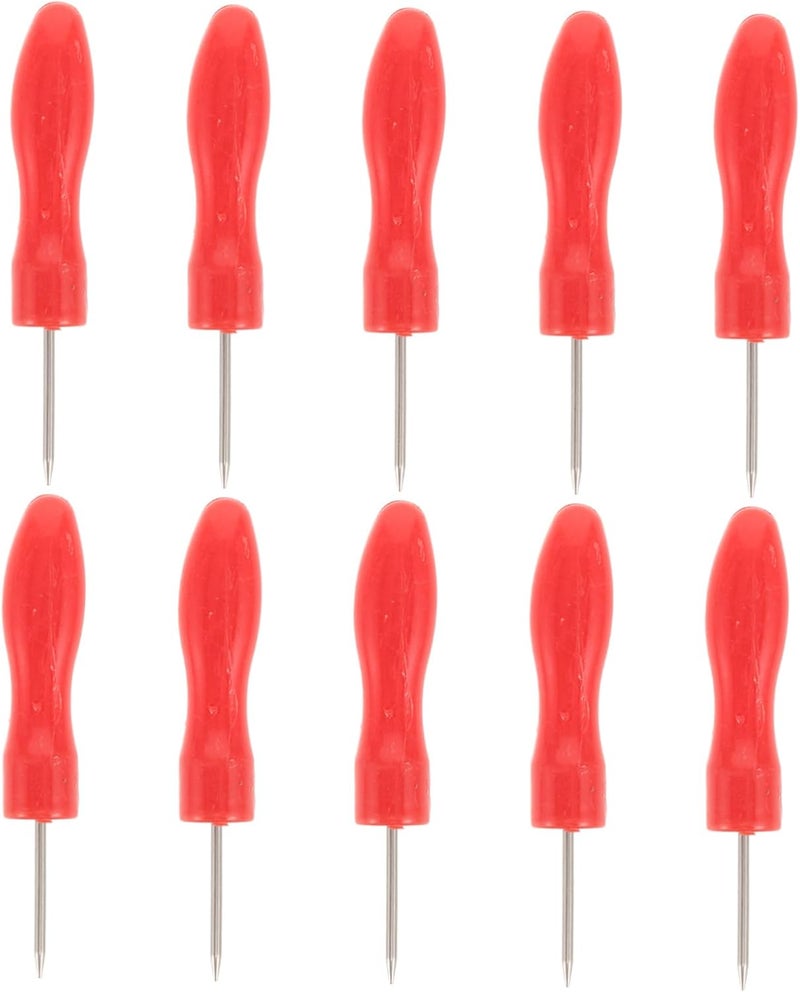 ERINGOGO 10pcs Stainless Steel Glue Bottle Opening Needle for Lash Glue Blocking Nozzle Tips Bottle Pin Blocking Pin - Image 1