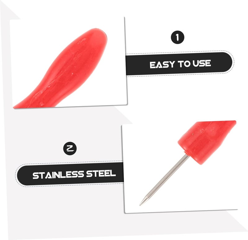 ERINGOGO 10pcs Stainless Steel Glue Bottle Opening Needle for Lash Glue Blocking Nozzle Tips Bottle Pin Blocking Pin - Image 3
