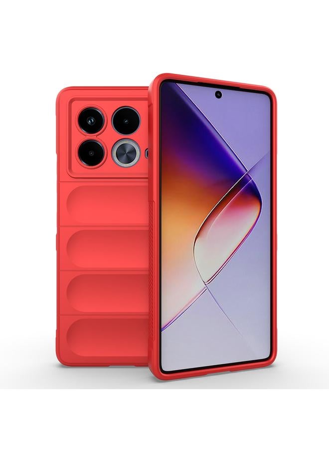 اس-توب جراب لهاتف Infinix Note 40 5G India Magic Shield TPU + جراب هاتف من الفلانيل - Image 1