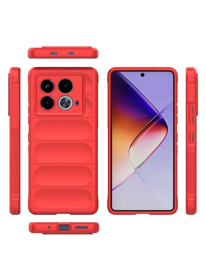 اس-توب جراب لهاتف Infinix Note 40 5G India Magic Shield TPU + جراب هاتف من الفلانيل - Image 3