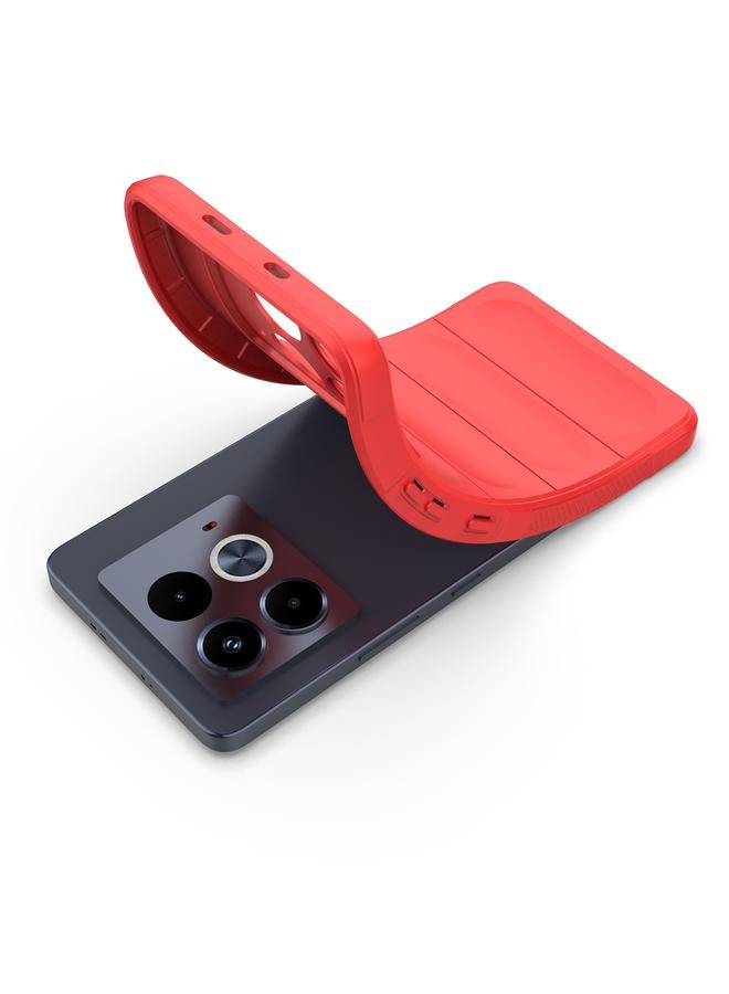 اس-توب جراب لهاتف Infinix Note 40 5G India Magic Shield TPU + جراب هاتف من الفلانيل - Image 5