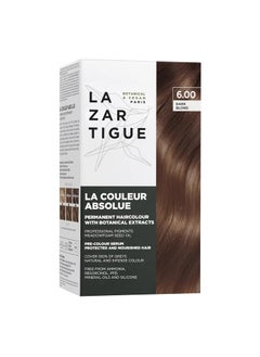 Lazartigue Lazartigue La Couleur Absolue 1.00 Intense Black - Permanent Haircolour with Botanical Extracts - Nourishing Color and Shine - Free From Ammonia, PPD, Resorcinol, Mineral Oils and Silicone - Vegan 
