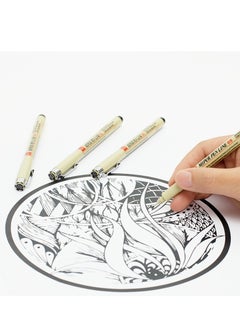 SYOSI Micro Line Pens Set, 12Pcs Different Sizes Felt Tip Waterproof Archival Ink Pen Fineliner for Sketching Anime Artist Illustration Product Architectural Design  - Image 4