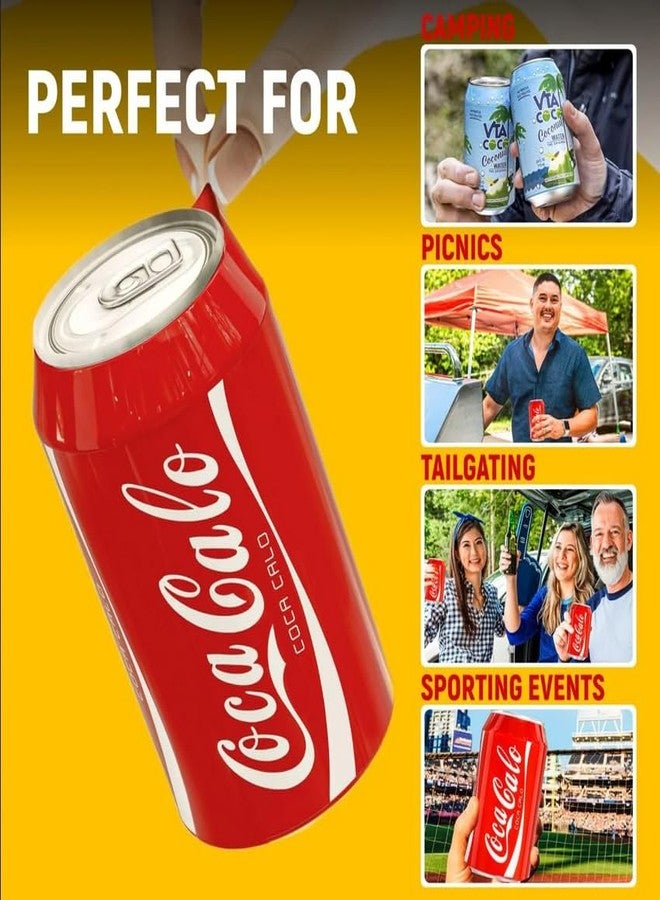 Skywin BeerSkin Skywin Silicone Can Covers that Look Like Soda - 10 Pack 12 oz (355ml), Reusable & Durable Soda Can Cover, Fun Kozies for Cans for Camping, Parties, Outdoor, Beach Accessories (Red) - Image 3