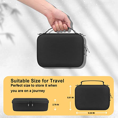 BOVKE Carrying Case for Sony ZV-1 / ZV-1F / ZV-1 II Vlog Digital Camera & Bluetooth Grip Vlogger Accessory Kit for Vlogging YouTube Live Video Streaming, Mesh Pocket for USB Cables Charger, Black - Image 4