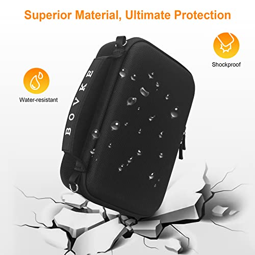 BOVKE Carrying Case for Sony ZV-1 / ZV-1F / ZV-1 II Vlog Digital Camera & Bluetooth Grip Vlogger Accessory Kit for Vlogging YouTube Live Video Streaming, Mesh Pocket for USB Cables Charger, Black - Image 5