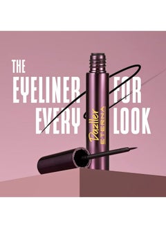 DAZLLER Eterna Eyeliner 7.5G Black Waterproof Smudgeproof Velvet Matte Finish Precise Application Lightweight Ultrarich Pigments Up To 8Hrs Stay Enriched With Aloe Vera & Papaya Extracts  - Image 5