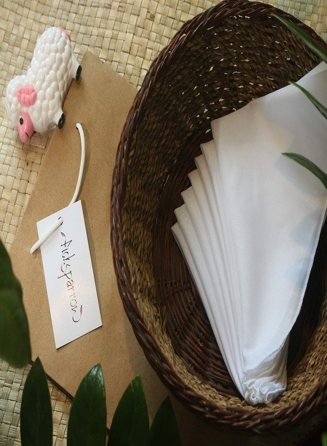 Picksparrow مناشف وجه قطنية للأطفال حديثي الولادة من بيكسبارو / مناديل قماشية للأطفال / فوط / مناشف غسيل (24 * 24 سم، فوال أبيض، مجموعة من 7 قطع) - Image 4