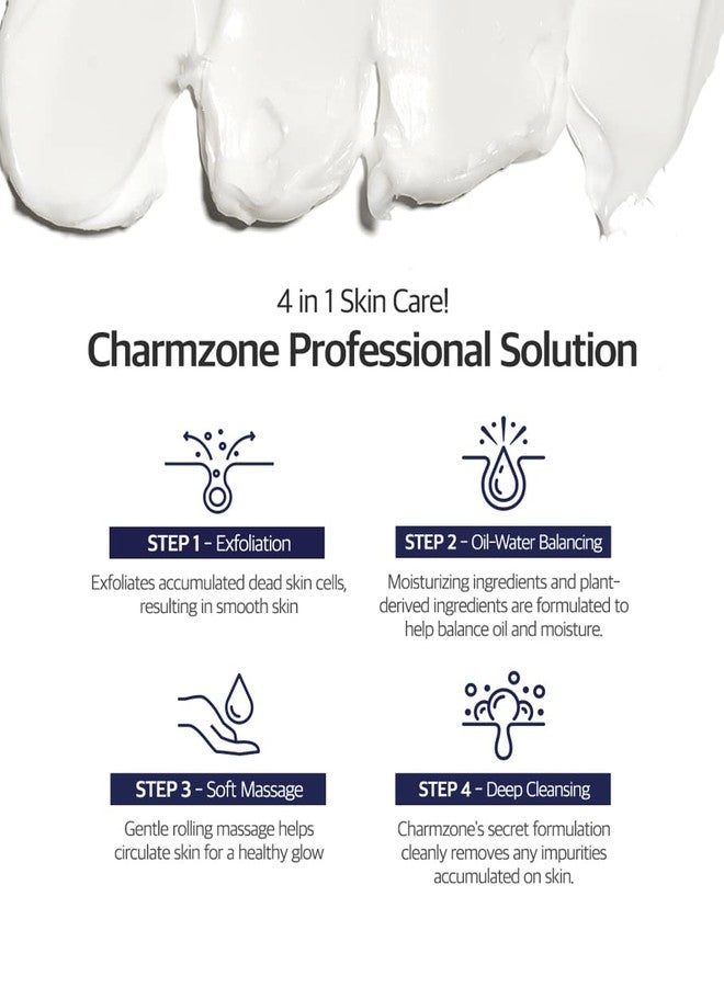 Charmzone كريم التحكم من تشارمزون [نسخة جديدة] - كريم تقشير للوجه والجسم من كوريا لإزالة الدهون وخلايا الجلد الميتة، مرطب للترطيب الذاتي (150 مل / 5.07 أونصة سائلة) - Image 5