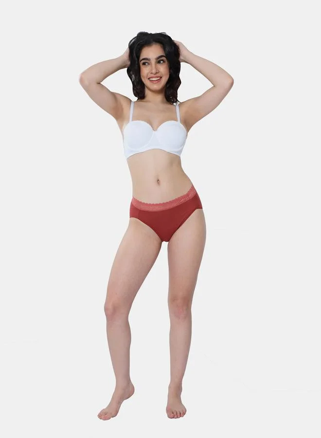 Envie Pack of 2 - Lace Detail Waistband Hipster by Styli