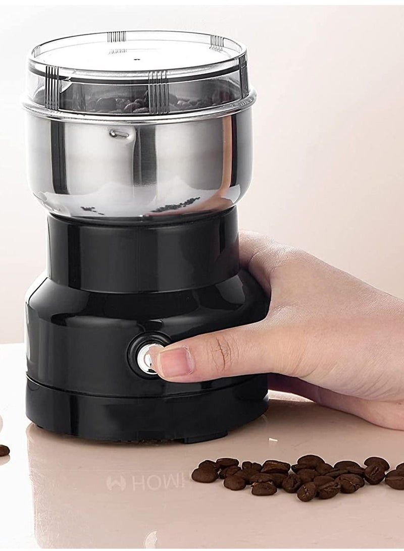 DubaiGallery 110V Electric Coffee Spice Beans Grinder Maker with Stainless Steel Blades for Home Kitchen Grinding Supplies with US Plug - Image 5