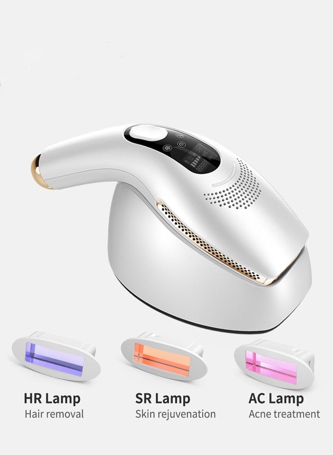 Deess GP590 Plus Ice Painless Hair Removal Device With Three Lenses, One For Body Hair, One For Removing Wrinkles And Tightening The Skin, And One For Removing Acne - Image 1