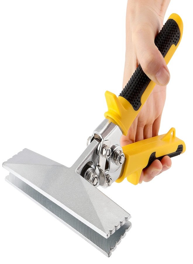 JOIKIT 6 Inches Sheet Metal Hand Seamer, Straight Metal Seamer, Straight Jaw Bending Pliers with Non-Slip Handles for Bending, Seaming, and Flattening Sheet - Image 5