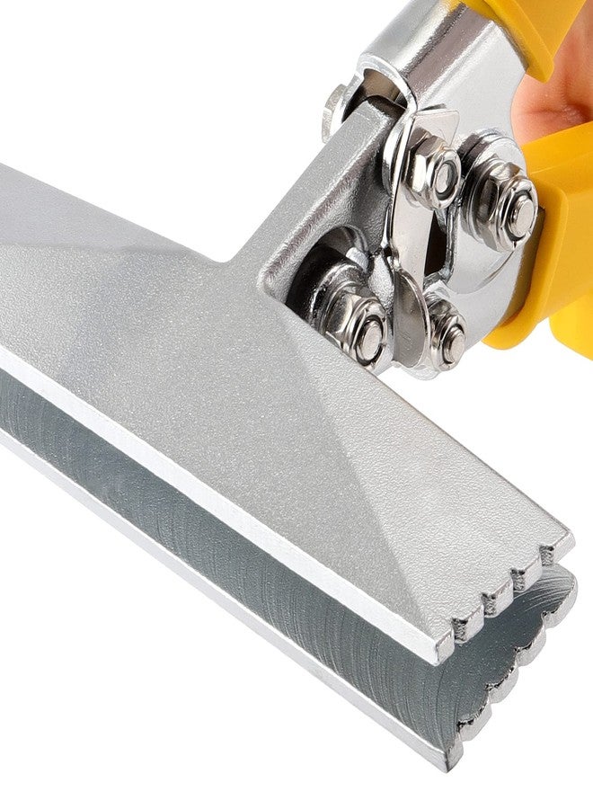 JOIKIT 6 Inches Sheet Metal Hand Seamer, Straight Metal Seamer, Straight Jaw Bending Pliers with Non-Slip Handles for Bending, Seaming, and Flattening Sheet - Image 3
