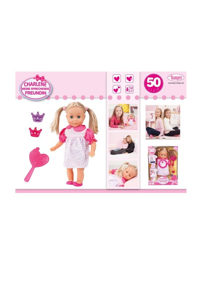 Bayer Charlene Little Love W/Peck & Laugh Sounds 33Cm