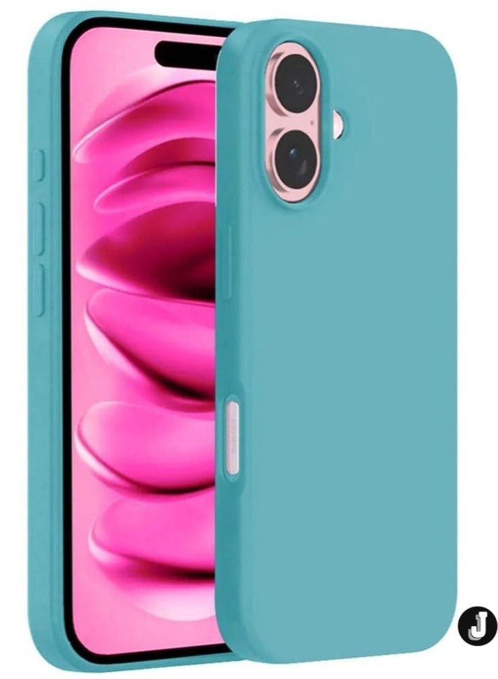 JAJEEK "New Liquid Silicone Case for iPhone 16 Plus - Ultra-Slim Design with Soft Microfiber Lining & Drop Protection" - Image 1