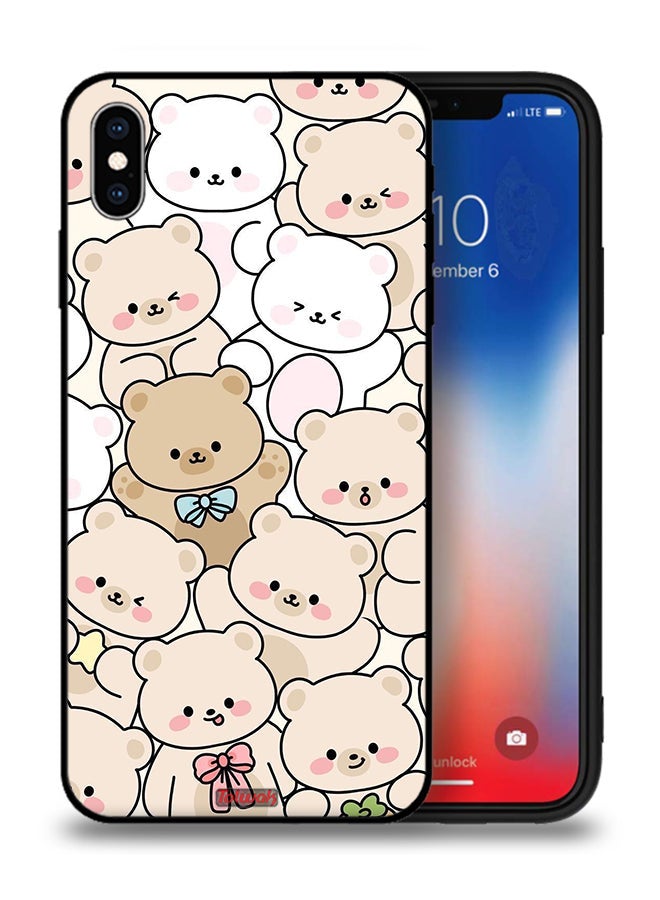 Tolwak Apple iPhone XS Max Protective Case Bears Pattern - Image 1