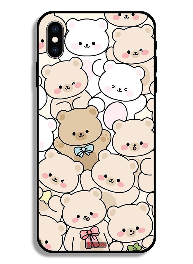 Tolwak Apple iPhone XS Max Protective Case Bears Pattern - Image 2
