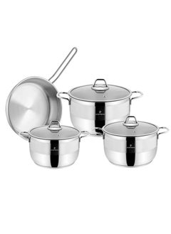 STANLESS STEEL COOKWARE SET 7 PCS
