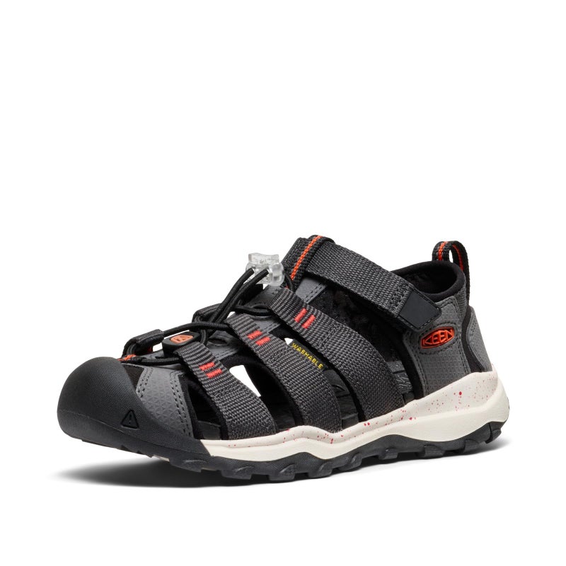 KEEN Newport Neo H2 Closed Toe Water Sandals MagnetSpicy Orange 2 US Unisex Big Kid