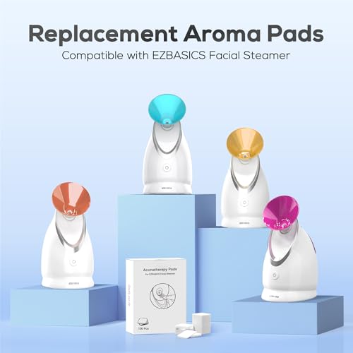 EZBASICS Aromatherapy Cotton Pads for EZBASICS facial steamer 100 Pcs - Image 2
