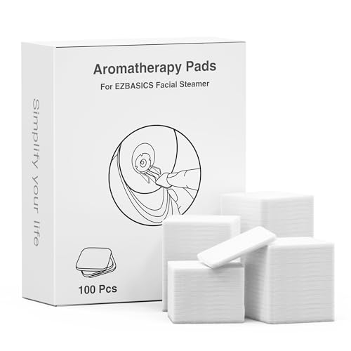 EZBASICS Aromatherapy Cotton Pads for EZBASICS facial steamer 100 Pcs - Image 1