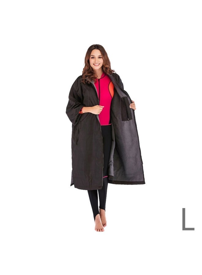 NIBEMINENT Long Sleeves Double Layered Waterproof Jacket L - Image 2