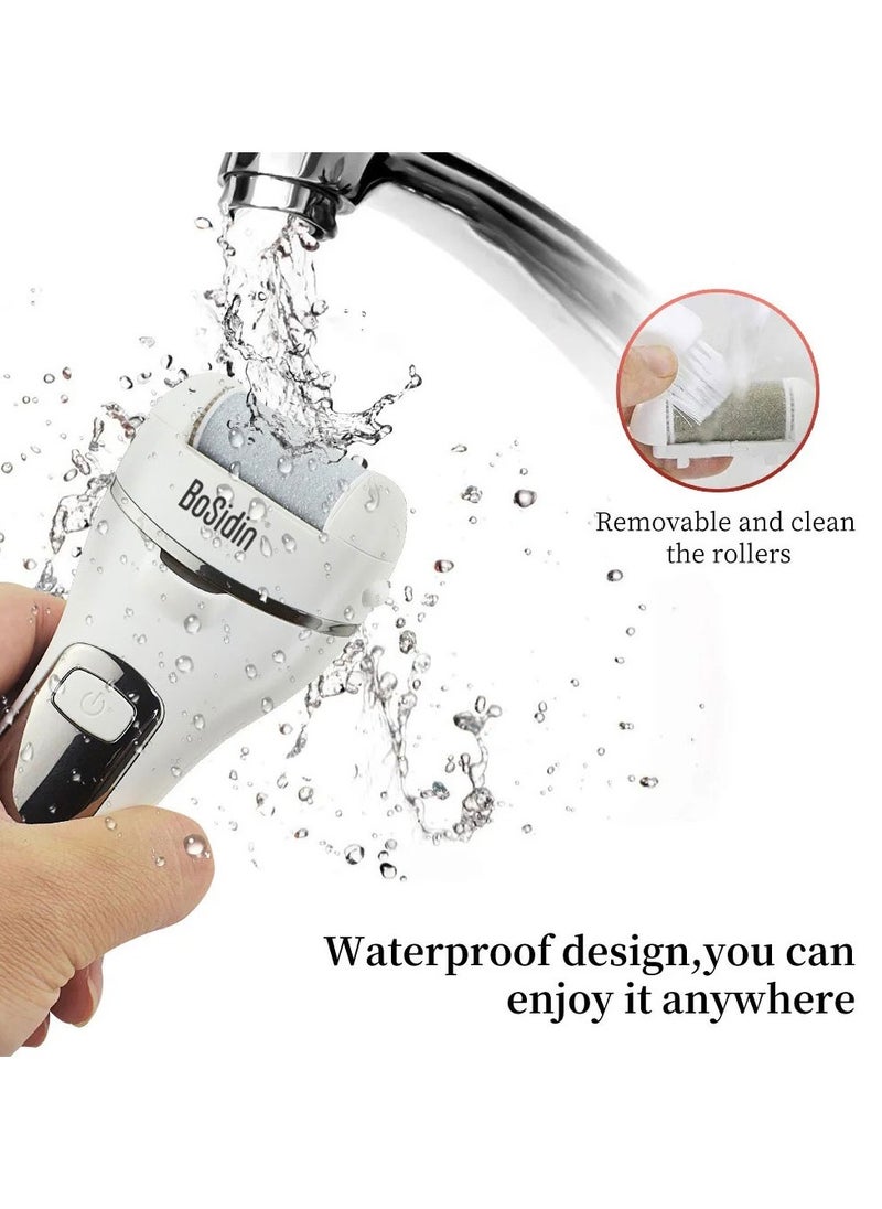 Bosidin BoSidin Electronic Rechargeable Waterfroof Foot Hard Skin Remover Tool for Cracked Heels, Calluses and Dead Skin Pedicure Set…  - Image 3