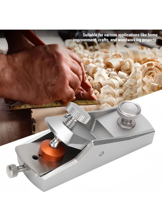 Mini Handmade Planer Edge Trimming Machine Woodworking DIY Tool Silvery Gray 1pc - Image 5