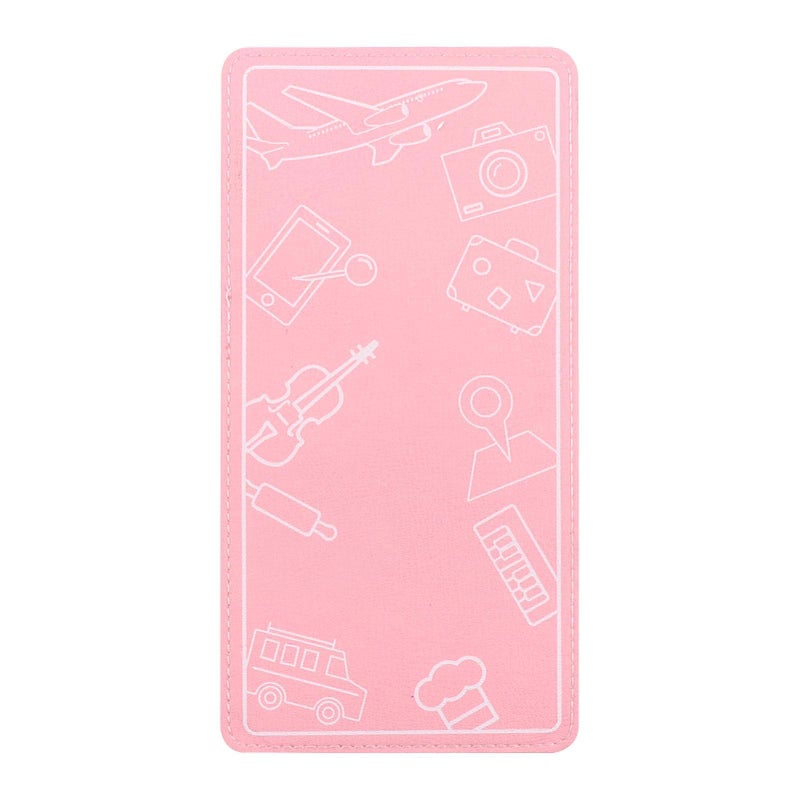 Ranjaner Flying Flex Flap Cell Phone Holder Flexible Phone Holder Tablet Stand Holder Flight Airplane Travel Essential Accessories for Most Smartphones, Tablets(Pink) - Image 1