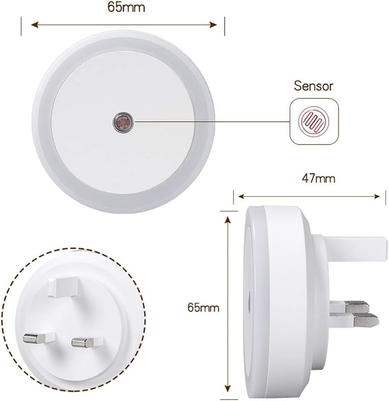 ماسرو ضوء ليلي LED، أبيض دافئ، عبوة من 1 - Image 2