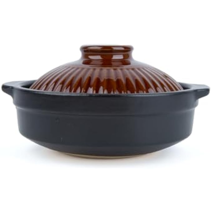 Daiso Sogi Earthenware Pot Brown 17Cm - Image 1