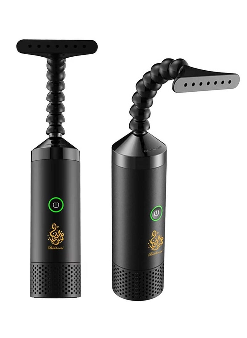 بخون مبخرة بخور إلكترونية دوارة تعمل بمنفذ USB، حامل عود مبخرة للملابس ومعطرات المنزل - X031 - Image 1