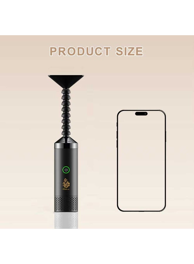 بخون مبخرة بخور إلكترونية دوارة تعمل بمنفذ USB، حامل عود مبخرة للملابس ومعطرات المنزل - X031 - Image 4