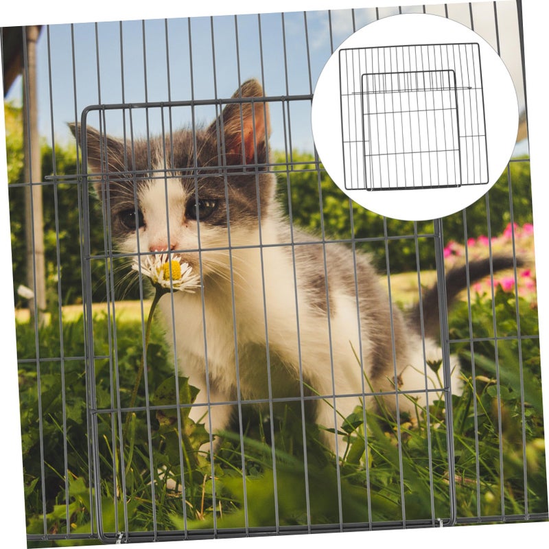 Assemble Multifunctional Pet Cage with Iron Door for Cats and Dogs Home Use - Image 3