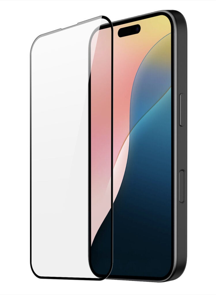 DUX DUCIS Tempered Glass Screen Protector For iPhone 16 - Black - Image 1