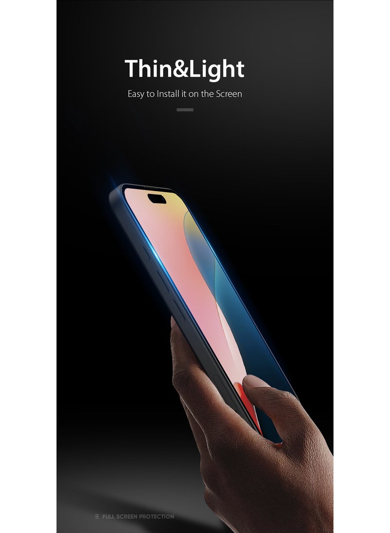 DUX DUCIS Tempered Glass Screen Protector For iPhone 16 - Black - Image 4