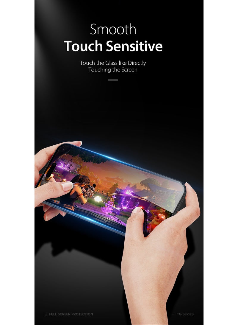 DUX DUCIS Tempered Glass Screen Protector For iPhone 16 - Black - Image 5
