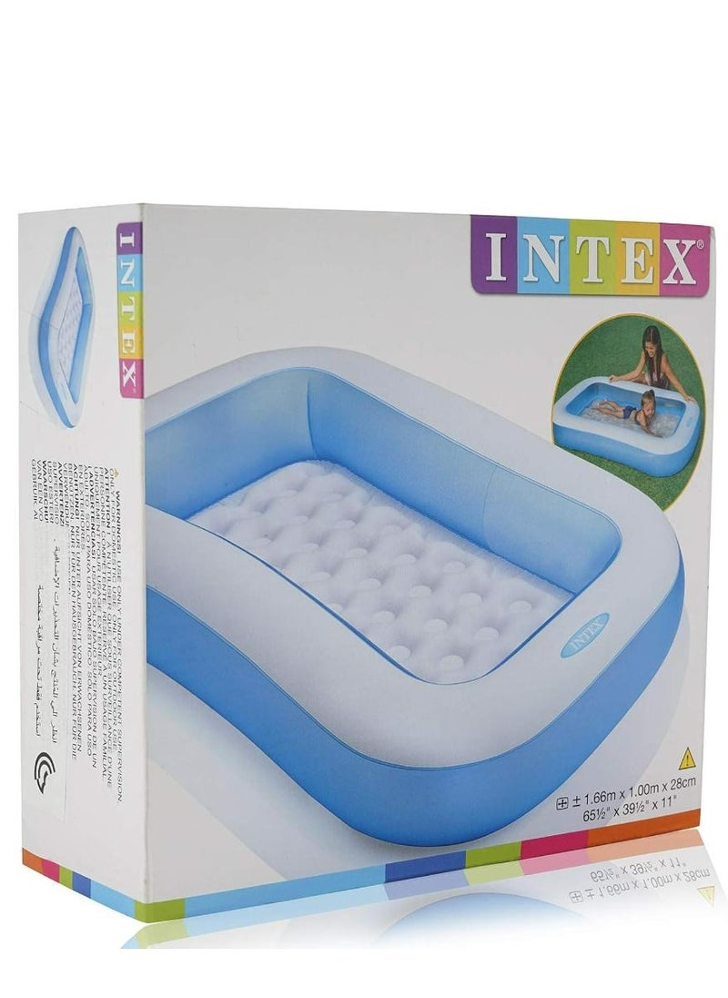 INTEX - Rectangular Pool (1.66 M*1.00 M*25 cm) 57403NP - Image 1