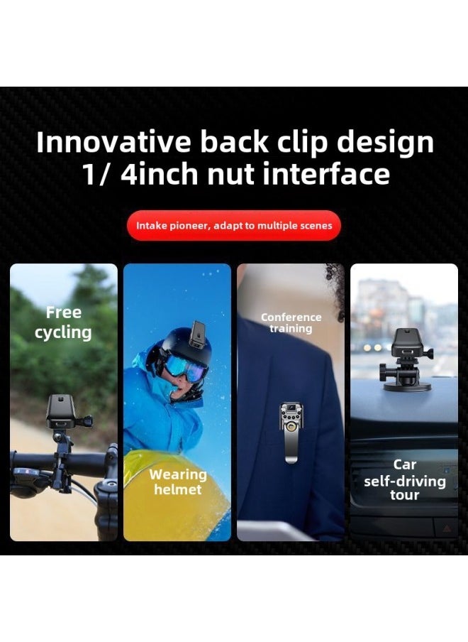 Generic - Recording Camera HD Sports DV Portable Digital Camera Outdoor Riding Motorcycle Law Enforcement Driving Recorder-Body Color:Ultra-clear Night Vision  64g-official Standard - Image 1