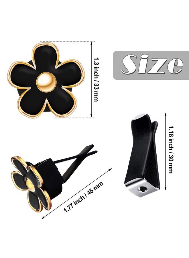 Frienda 8 Pieces Colorful Daisy Flower Car Air Vent Clips for Women Daisy Car Interior Decoration Accessories Cute Air Freshener Clip Conditioning Outlet Charm - Image 2