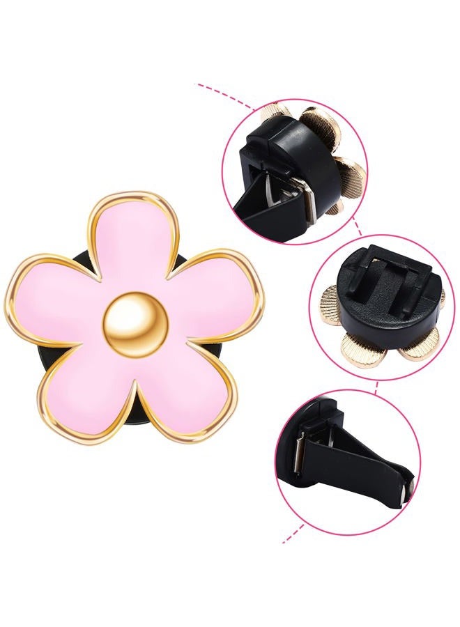 Frienda 8 Pieces Colorful Daisy Flower Car Air Vent Clips for Women Daisy Car Interior Decoration Accessories Cute Air Freshener Clip Conditioning Outlet Charm - Image 3