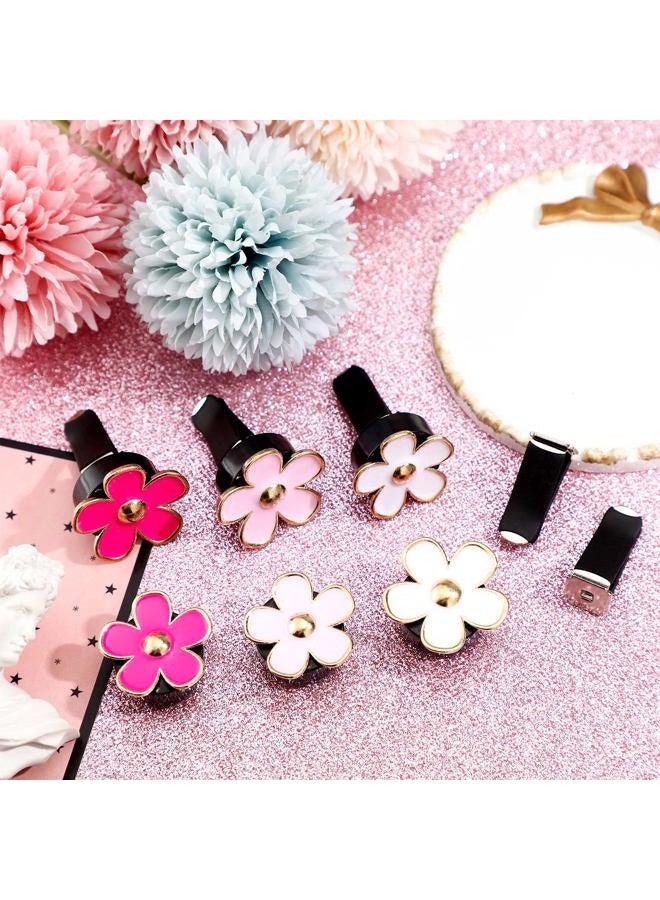 Frienda 8 Pieces Colorful Daisy Flower Car Air Vent Clips for Women Daisy Car Interior Decoration Accessories Cute Air Freshener Clip Conditioning Outlet Charm - Image 4