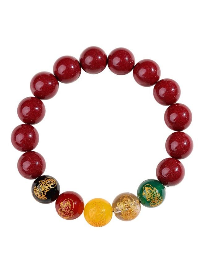 Manhe Cinnabar Bracelet For Men And Women Hand Chain Amulet, Zodiac Year Lucky Bead, Birthday Gift For Girlfriend Or Female Friend