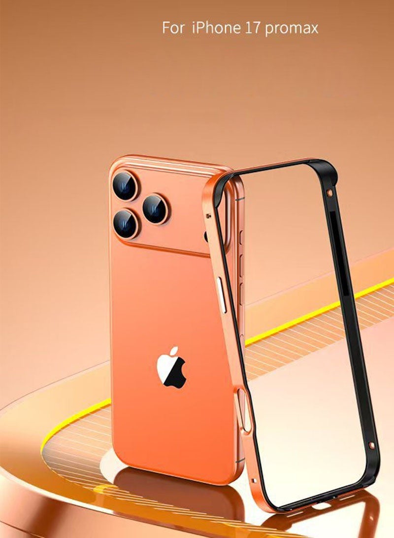 general Case | Anodized Aluminum Bumper | Compatible with iPhone 17 Pro Max (2025) | Supports Mag-Safe Wireless Charging | Edge Armor Protective Minimal Case - Image 2
